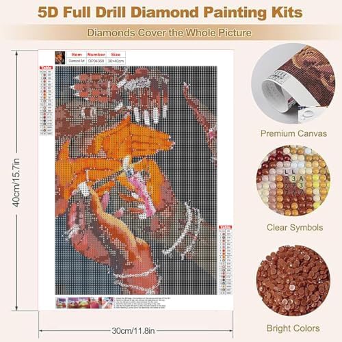 YOLENIX Trendy Nail Art Diamond Art Kits for Adult Diamond Painting Kit