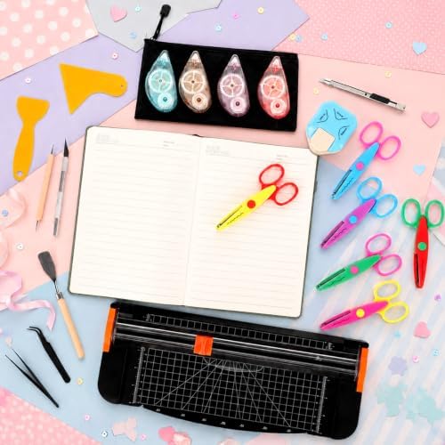 gisgfim Scrapbooking Supplies Kit 21 Pcs Paper Craft Projects Tools Set