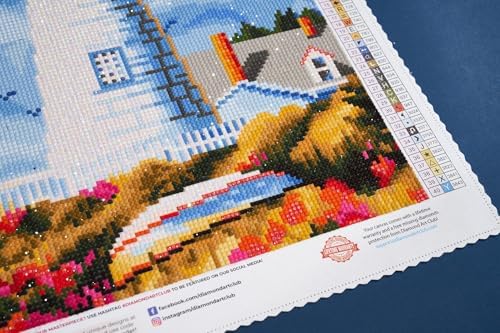 DIAMOND ART CLUB Lighthouse Harbour Diamond Art Kits for Adults