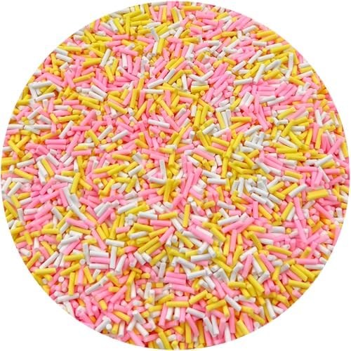 150g Fake Sprinkles Resin Sprinkles Clay Sprinkles Fake Candy Sprinkles Polymer Sprinkles Polymer Clay Slices for Resin Nail Slime Scrapbook DIY Art Crafts Making(250-mixed Color 2)