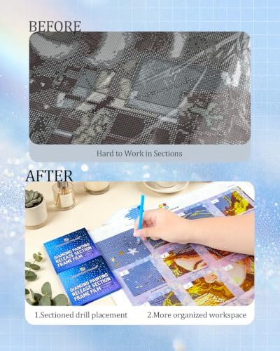 forever young Reusable Diamond Art Release Film 30 PCS Ocean Odyssey