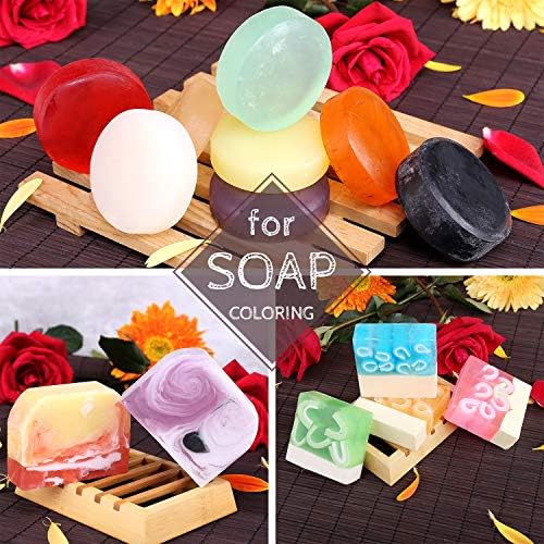 Soap Dye & Colorant - 20 Vibrant Liquid Colors for Soap Making & Bath Bombs