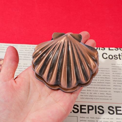 Vintage Shell Metal Book Clip, Gold Page Holder Bookmark for Women Readers