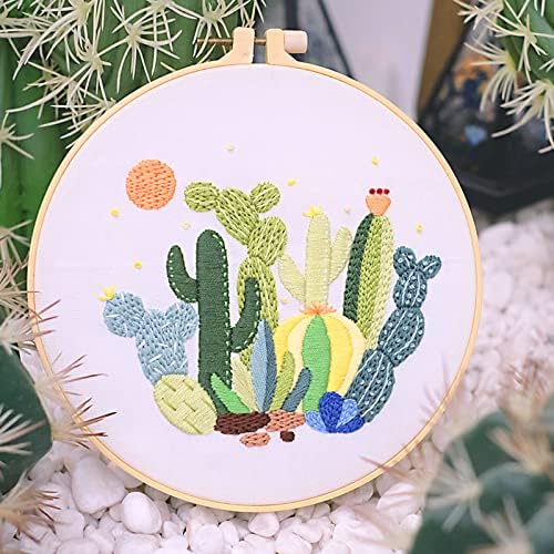 HAND U JOURNEY Basic Embroidery Kit, 28 Stitch Techniques