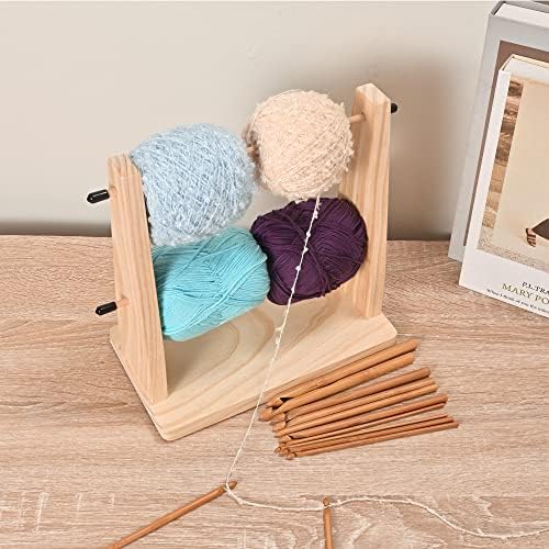 Sparkle Race Wooden Crochet Yarn Holder, Knitting & Crochet Supplies