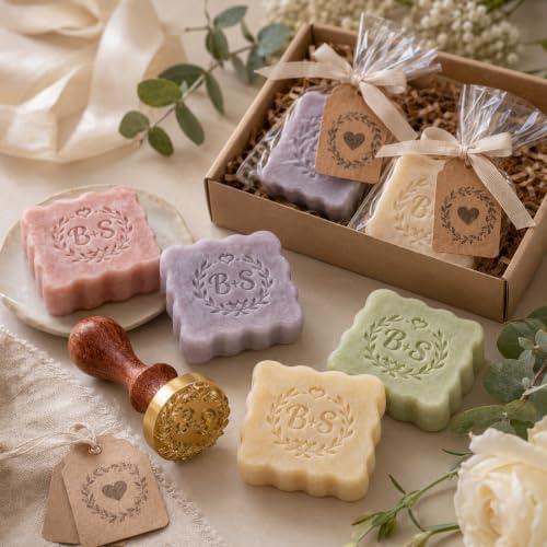 Custom Soap Stamp for Homemade Soap, DIY Branding Tool Gift for Soap Makers