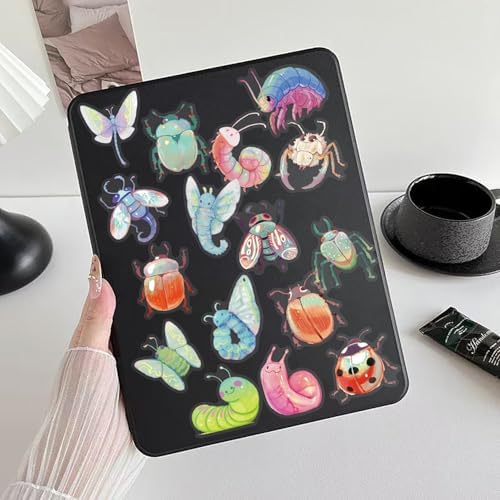 50Pcs Candy Color Insect PET Stickers