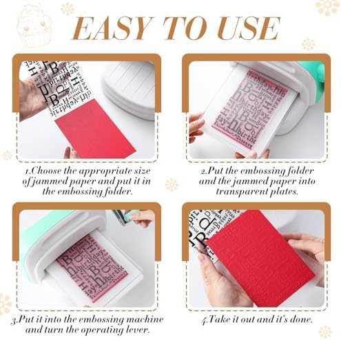 1 Pcs Geiseralie Embossing Folders for Card Making,Vivid Style