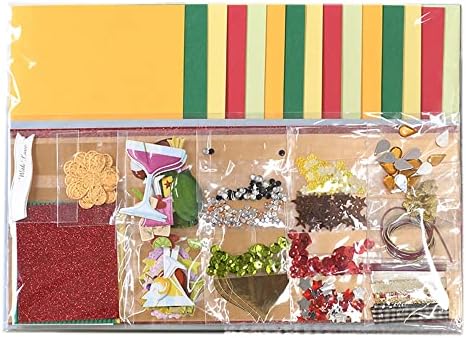 Huralona Greeting Card Making Supplies Envelope Kit Gift Anniversary Craft | Handmade DIY Card Kits 15 Cards 15 Envelopes with Accessories for Birthday Thanksgiving Christmas Wedding Invitation