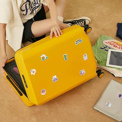 Girl's Black and White Stickers Pack 50 PCS Waterproof Water Bottle Laptop Skateboard Phone Computer Stickers for Teens Kids
