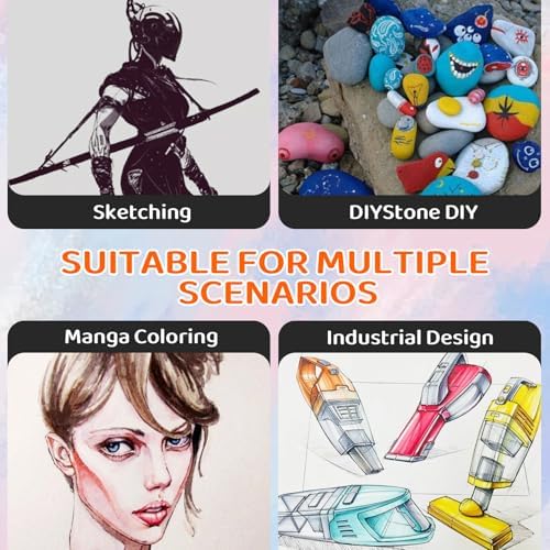 10Pcs Alcohol Markers Pure Color Series,T6 Upgrade Dual Tip Art Solid Color Markers Set for Adults Beginner Drawing Sketching DIY Crafts (Red)