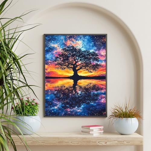 Diamond Art Kits for Adults & Beginners, Tree of Life Diamond Painting Kit
