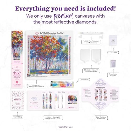 DIAMOND ART CLUB Shades of Solitude Diamond Art Kits for Adults