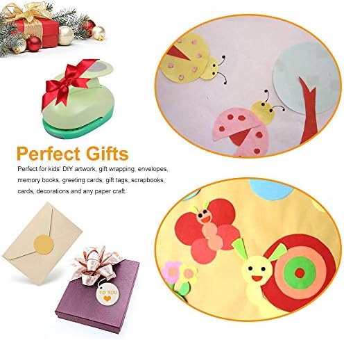 UCEC 2 Inch Circle Punch, Paper Punch, 2 Inch Hole Punch, Circle Hole Punch Cutters for Paper Crafts DIY Handmade Crafting Scrapbook Tools Cards Arts Fun Projects