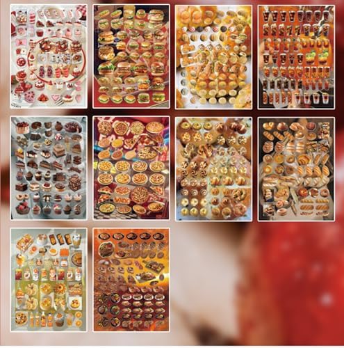Japanese Sticker Book,1400 PCS Romantic Memory Series Aesthetic Stickers, Heisei Retro Vintage Comic Style Stickers for Scrapbooking, Journaling, DIY Crafts and Decoration