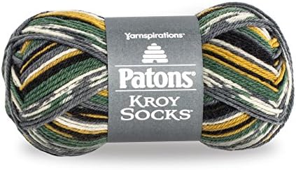 Patons Kroy Socks Yarn - (1) Gauge - 1.75 oz - Greener Pastures Jacquard -