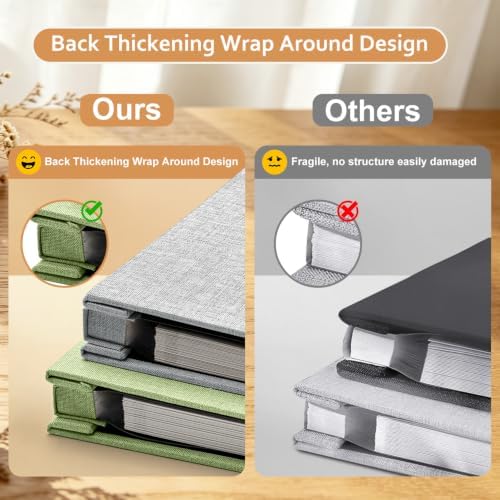 Large Photo Album Self Adhesive Scrapbook, 30 Sheets/ 60 Pages Photo Book for 4x6, 5x7, 8x10 Pictures, DIY Album for Birthday Gifts for Women Mom Wedding Baby Family Travel