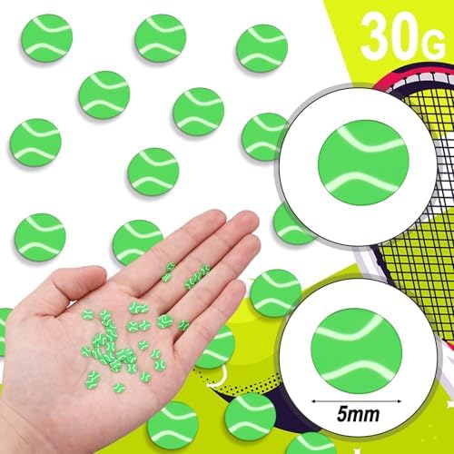 Weysat 30g Mini Tennis Polymer Clay Slices 0.2 Inch Sports Ball Nail Art