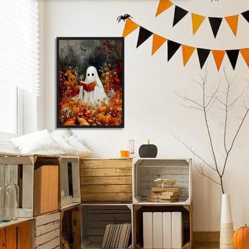 Halloween Paint by Numbers Kit for Adults Ghost Paint by Numbers for Adult