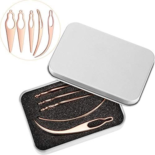 WILLBOND 5 Pcs Dreadlock Interlocking Tool Set for Locs with Case
