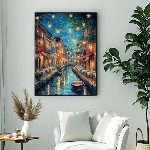 YOLENIX Venice Diamond Art Kits for Adult Diamond Painting Kit for Beginner