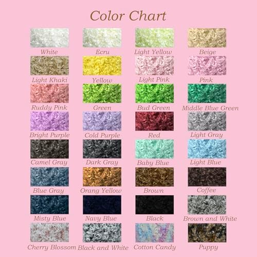 (32 Colors Available) Yusarinl 2 Skeins Teddy Bear Yarn,Fuzzy Yarn for Crochet Polyester Plush Fur for Crafts Fluffy Fuzzy for Knitting(6.7 oz, 80 yds)-Bud Green