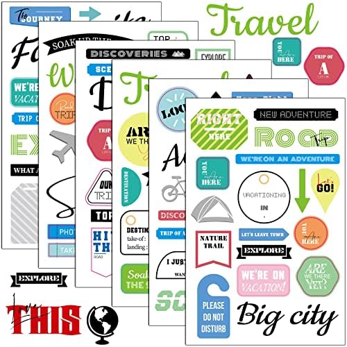 Chinco 30 Sheet Family Friend Theme Scrapbooking Sticker Decals