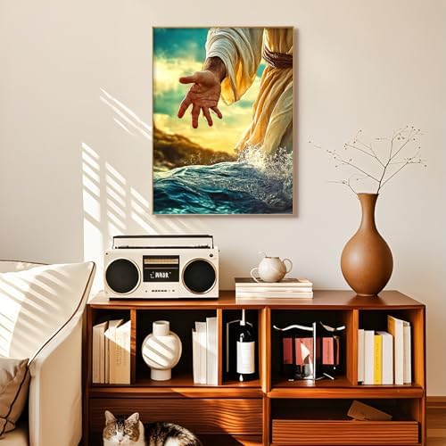 Diamond Art Kits for Adults, Jesus Diamond Painting Kit, 12 x 16 Inch