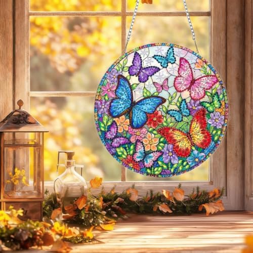 Butterfly Hanging Diamond Art Kits for Adult Diamond Painting Kit Pendant