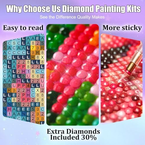 Vesmiral Mandala Diamond Art Kits for Adults 12x12inch