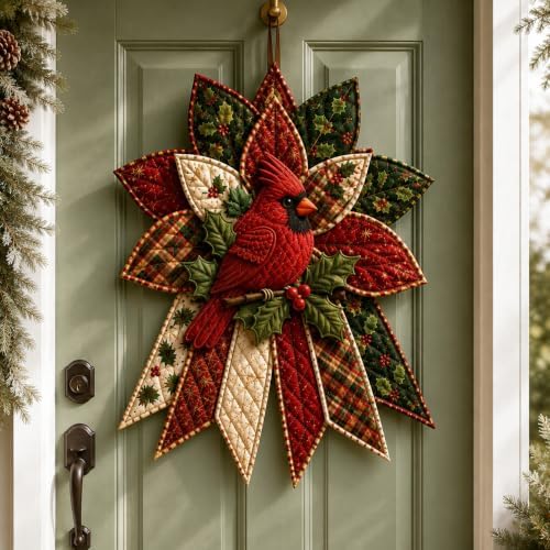 Beginner-Friendly Oversized Christmas Character Quilted Door Hanger