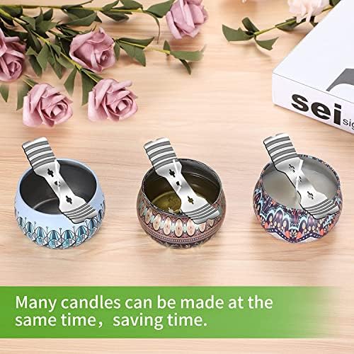 ABK 36PCS Metal Candle Wick Holders for Candle Making,Wick Centering Tools