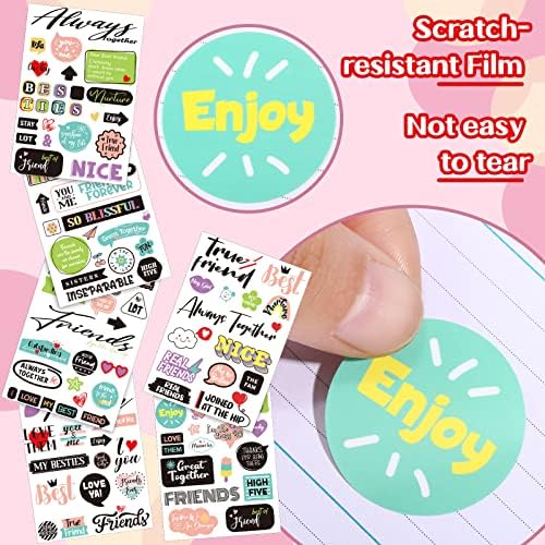 Chinco 30 Sheet Family Friend Theme Scrapbooking Sticker Decals