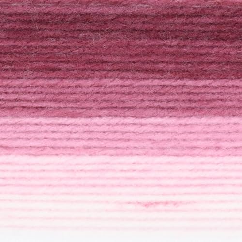 Lion Brand Yarn, Mandala Gradient Variegated Yarn, Burgundy, Red, 1 Pack