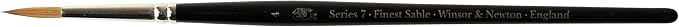 Winsor & Newton Series 7 Kolinsky Sable Brush, Round SH #4 | The World's Finest Watercolor Brush, Kolinsky Sable Hair, Rust-proof, Seamless Nickel Plated Ferrules, Hand-Made in England
