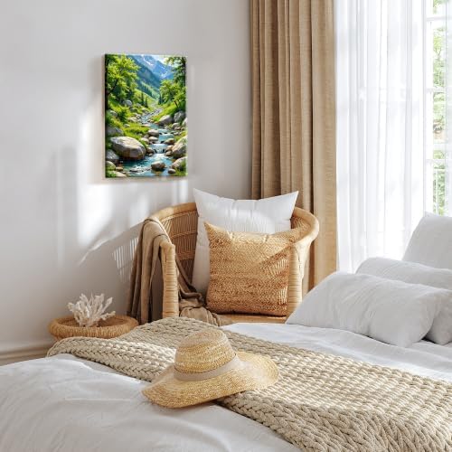 JOOZ 5D Forest Diamond Painting Kits for Adults with Frame, 8x12 Inch
