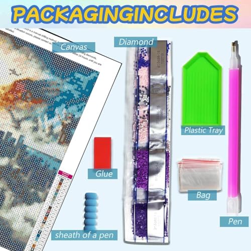 Dugsmgd Firefighter Diamond Art Kits for Adults, Diamond Painting 14X14 in