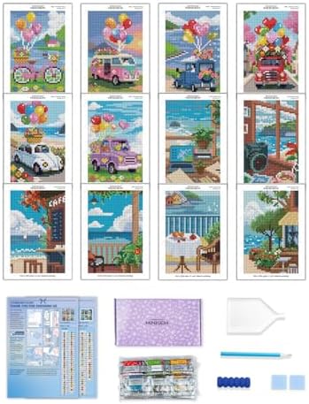 forever young Sea Echo & Dream Journey Small Diamond Art Kits, 5x7In Canvas
