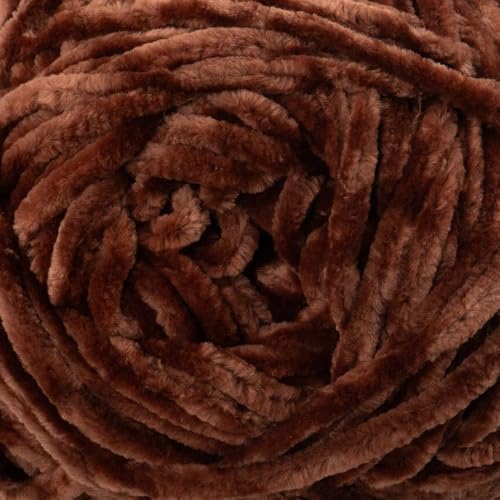 Craft County Bulky 5 Velvet Yarn – Super Soft Polyester Yarn for Blankets, Home Décor, and More!