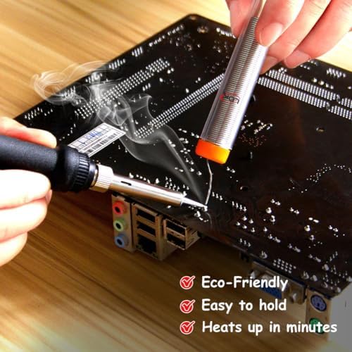 LDK Electric Soldering Iron Kit & Dual Temp Mini Heat Gun | Heat Tools for Epoxy Resin, Shrink Wrap, Vinyl Wrapping, Shrink Tubing, Embossing