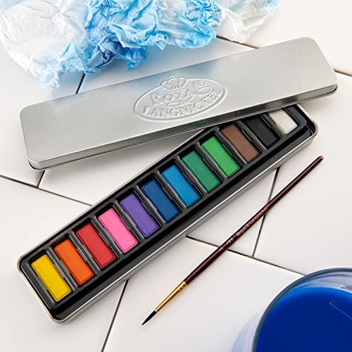 Royal & Langnickel Watercolor Painting Set W/Tin