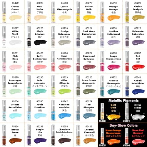 Quick-Dry Silicone Pigment Paste 36 Colors Taba Squishy Kit