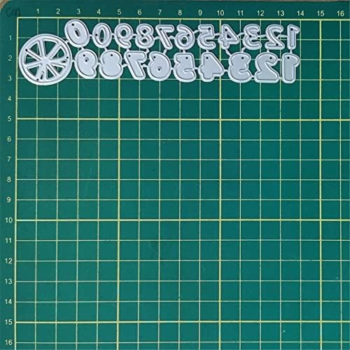 Scrapbooking Die-Cuts for Card Making, Christmas Metal Cutting Dies, Paper Craft Punch Template, Background Embossing Stencils, DIY Album Décor (Style D-14x3.4cm)