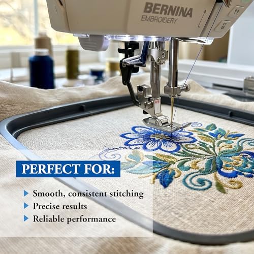 SCHMETZ Gold Embroidery Sewing Machine Needles - Titanium Coated for Smooth Stitching, Size 75/11, 5-Needle Cards, Pack of 1