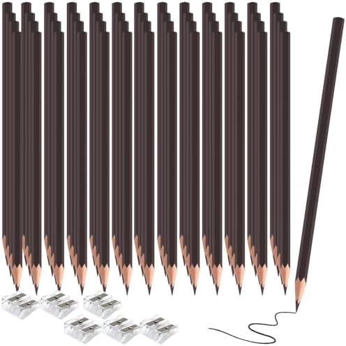 120 Pack Bulk Brown Colored Pencils for Kids, Pre-sharpened Art Pencils Back to School Supplies Set, Drawing Sketching Pencils for Students, Teachers, Classroom