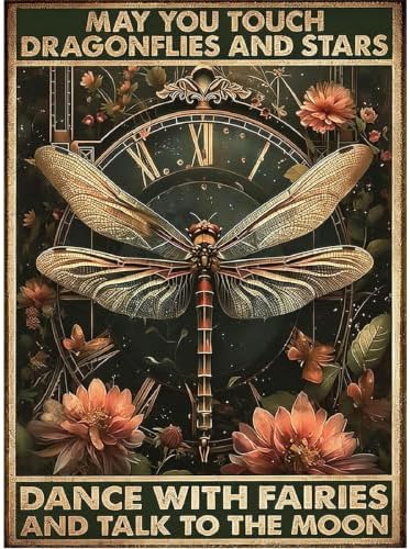 WUDWL Dragonfly Diamond Art Kits for Adult Diamond Painting Kits for Adults