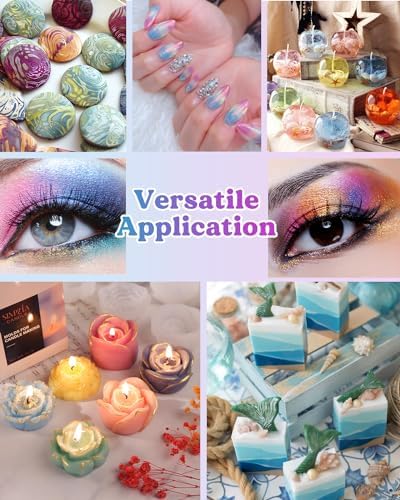 LET'S RESIN 36 Colors Mica Powder, Pigment Powder for Epoxy Resin/UV Resin