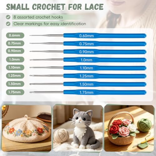 GMAK Crochet Kit for Beginners Adults, All in One Crochet Set Include Yarns