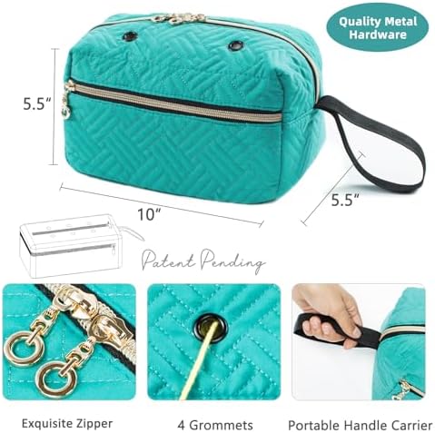 MYBAGZING Small Crochet Bag Organizer - Knitting Bag - Yarn Storage Organizer - Yarn Bag for Crocheting - Yarn Holder for Crochet Accessories, Knitting Needles, Crochet Hooks, Knitting Gifts