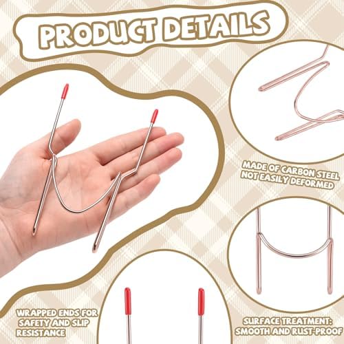 Twistover 4 Pcs Sock Embroidery Hoop for Machine, Adults and Kids